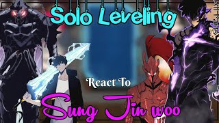 Solo leveling react to Sung Jin woo | 🇷🇺🇧🇷🇬🇧🇺🇲 | All Parts | Solo leveling React |