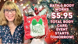 Bath \u0026 Body Works $5.95 Total Body Care Event Starts Tomorrow!