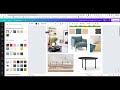 tutorial para crear un moodboard fácil y rápido en canva diseño de interiores