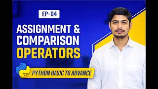 #4: Python Assignment & Comparison Operators #python #pythonprogramming #pythontutorial