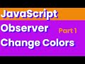 Html Css Javascript Observer Change Header Color Effect Part 1.