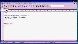 PHP Tutorial using Functions with a Return Value
