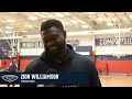 Zion Williamson on his injury | Pelicans vs. Warriors Shootaround 11/22/2024