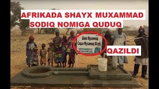 AFRIKADA SHAYX MUXAMMAD SODIQ MUXAMMAD YUSUF NOMIGA QUDUQ QAZILDI