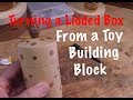 Turning a lidded box with poor man's inlay on the Wood Lathe - Episode 56