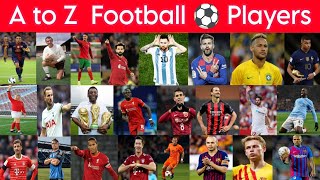 A to Z Football Players | Footballers Names through Alphabet | Abcd Football Players Names |