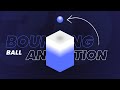 CSS only 3D Bouncing Ball Animation on CUBE! | CSS 3D Animation & Effects