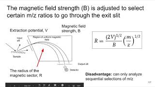 MSE 585 F20 Lecture 24 Module 4 - SIMS: Types of Mass Analyzers