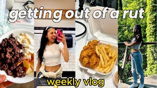 WEEKLY VLOG (reducing my screen time, new workout classes, weight gain, getting out of a slump)