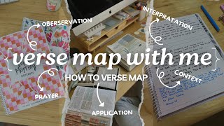 Verse Mapping 101 | How to Verse Map | Verse Mapping Notebook