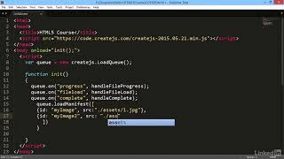 05 Loading graphic assets using PreloadJS