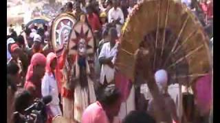 Theyyam during Uthralikavu Pooram, Thrissur