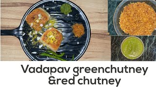 VADAPAV || MUMBAI SPECIAL VADAPAV || VADAPAV WITH RED , GREEN CHUTNEY ||