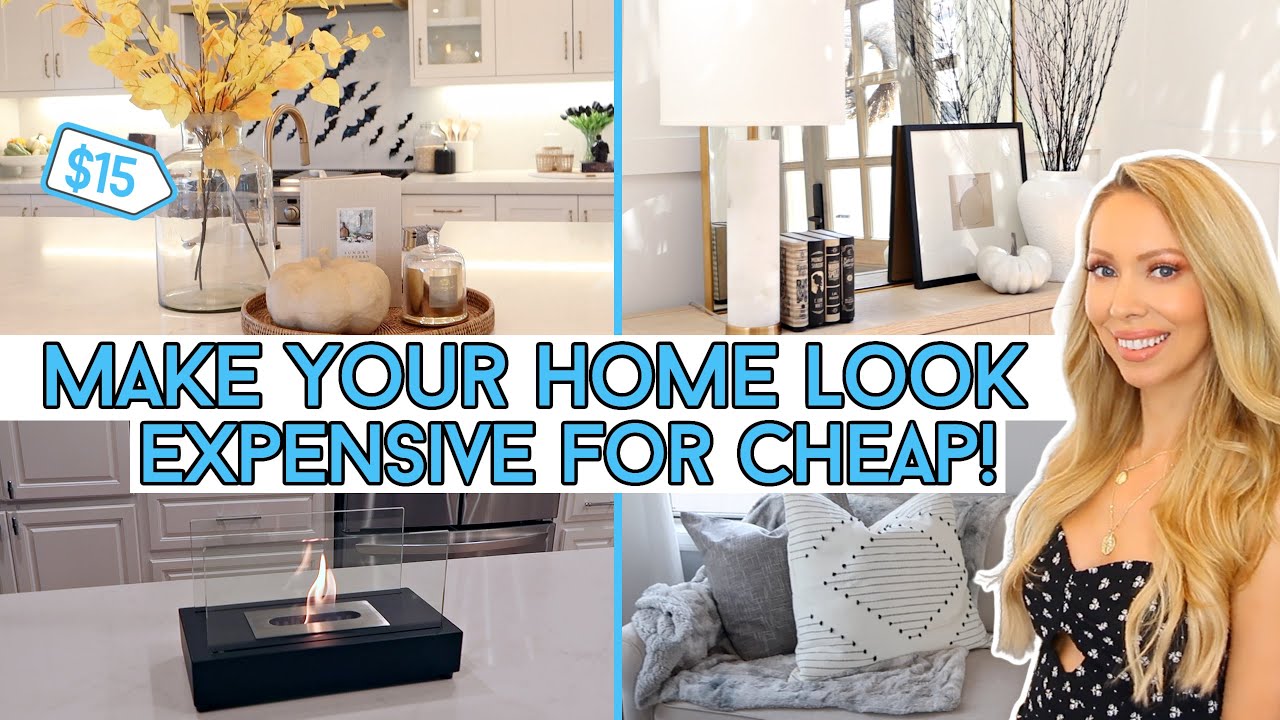 15 WAYS TO MAKE YOUR HOME LOOK EXPENSIVE ON A BUDGET! Home Decor Hacks ...