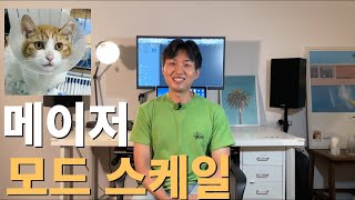 초심자를 위한 메이저 모드스케일 원리와 이해 및 어보이드노트란?