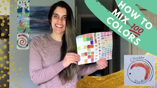 How to Mix 100 Colors | Art with Ms. Choate: Saturday Studio 7| #stayhome & create #withme