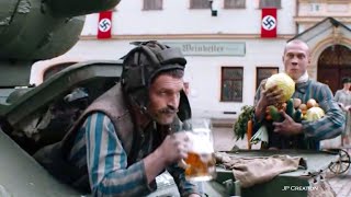 Escaped tank in Berlin City - Scene from Tank Movie, T-34 (2018) || JP Creation