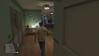 GTA V Trevor putting Floyd in bed (stay right there)