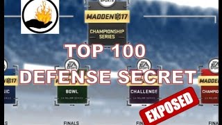 Madden 17 - TOP 100 BASE DEFENSE SCHEME - SECRET ADJUSTMENTS TO CAUSE MORE INTERCEPTIONS