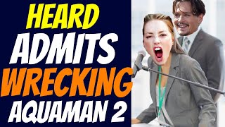 Amber Heard WRECKS Aquaman 2 while ATTACKING Johnny Depp's BIGGEST WIN In Court | Celebrity Craze