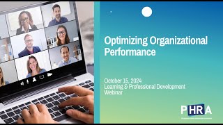 Optimizing Organizational Performance