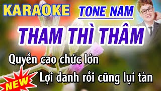 karaoke tham thì thâm - tone nam - st Duy Khương