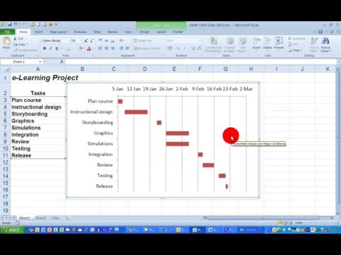 How To...Create a Basic Gantt Chart in Excel 2010 How To...Create a Basic Gantt Chart in Excel 2010