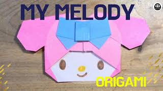 [ORIGAMI] My Melody, Sanrio, cómo hacer, おりがみ, マイメロ, サンリオ, diy