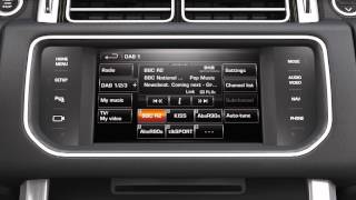 How to use the DAB radio system - Range Rover Sport (2013)