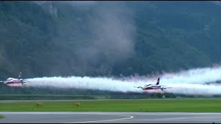 X-treme R/C Jet Team RED-BULL MB-339 Low Pass 10th JWM Meiringen AFB