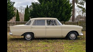 1967 Mercedes Benz  230 Sedan Walk-around Video