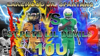 🏆10U Lakewood Jr. Spartans punch their ticket to the superbowl | taking down the St.pete Lil Devils