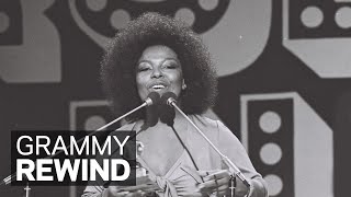 Watch Roberta Flack Win Record Of The Year In 1974 | GRAMMY Rewind