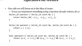 4.04 Operator overloading