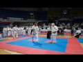 koshiki karate. russia 2014. abs. 1 4 final. etienne red vs chirikov white .