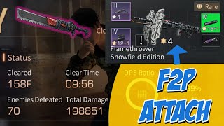 F158 CLEAR WITH MY F2P ACCOUNT USING SAWBLADE AUX AND SUPER LOW ATTACHMENTS - 35 TOXIN DAMAGE