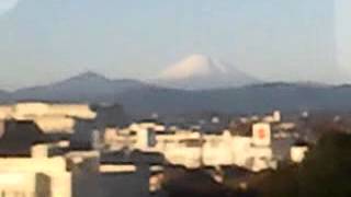 多摩モノレール車窓富士山2014/11/3