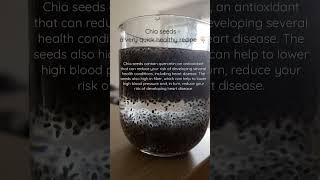 Chia seeds - Energy boost | You Only need a glass of water and a few seeds for this recipe