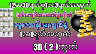 ကျော်မင်းခန့် စေတနာ is live! 1ရက်1လအတွက်3Dဒဲ့နဲ့ 1ရက်1လအတွက်2Dမွေး6ကွက် ဝင်ယူ