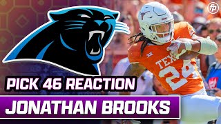 "He's No Christian McCaffrey!" | Jonathan Brooks NFL Draft Reaction | FantasyPros