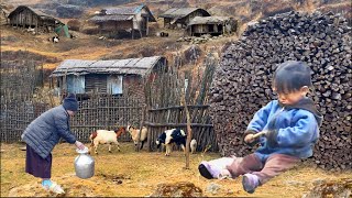 Life in the Heart of Nepal Mountain Villages | Peaceful \u0026 Relaxing Rural Atmosphere | BijayaLimbu