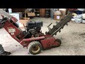 ditch witch 1020 walk behind trencher