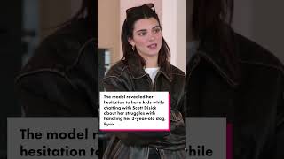 Kendall Jenner reveals why she is ‘scared to have children’ #shorts