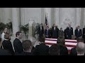 Justice Antonin Scalia's body lies in repose at the Supreme Court