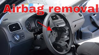 How to remove the Airbag from a VW Polo 6r 2011