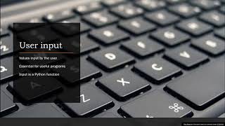 04 User input
