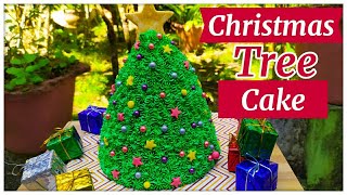 Trending Christmas Tree Cake|ക്രിസ്മസിന് ഒരു ട്രീ കേക്ക്|How to make Christmas TreeCake|CookWithElza