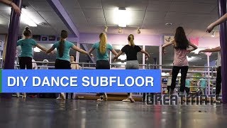 DIY Dance Subfloor for Dance Studios