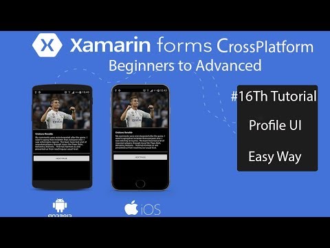 Xamaringuyshow Xamarin Forms Profile Ui Design Tutorial 16 Xamaringuyshow Xamarin Forms Profile Ui Design Tutorial 16