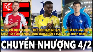 CHUYỂN NHƯỢNG 4/2 | JORGINHO CHIA TAY ARSENAL, SPURS NHẬN ĐÒN ĐAU TTCN, ANSELMINO GIA NHẬP MARSEILLE